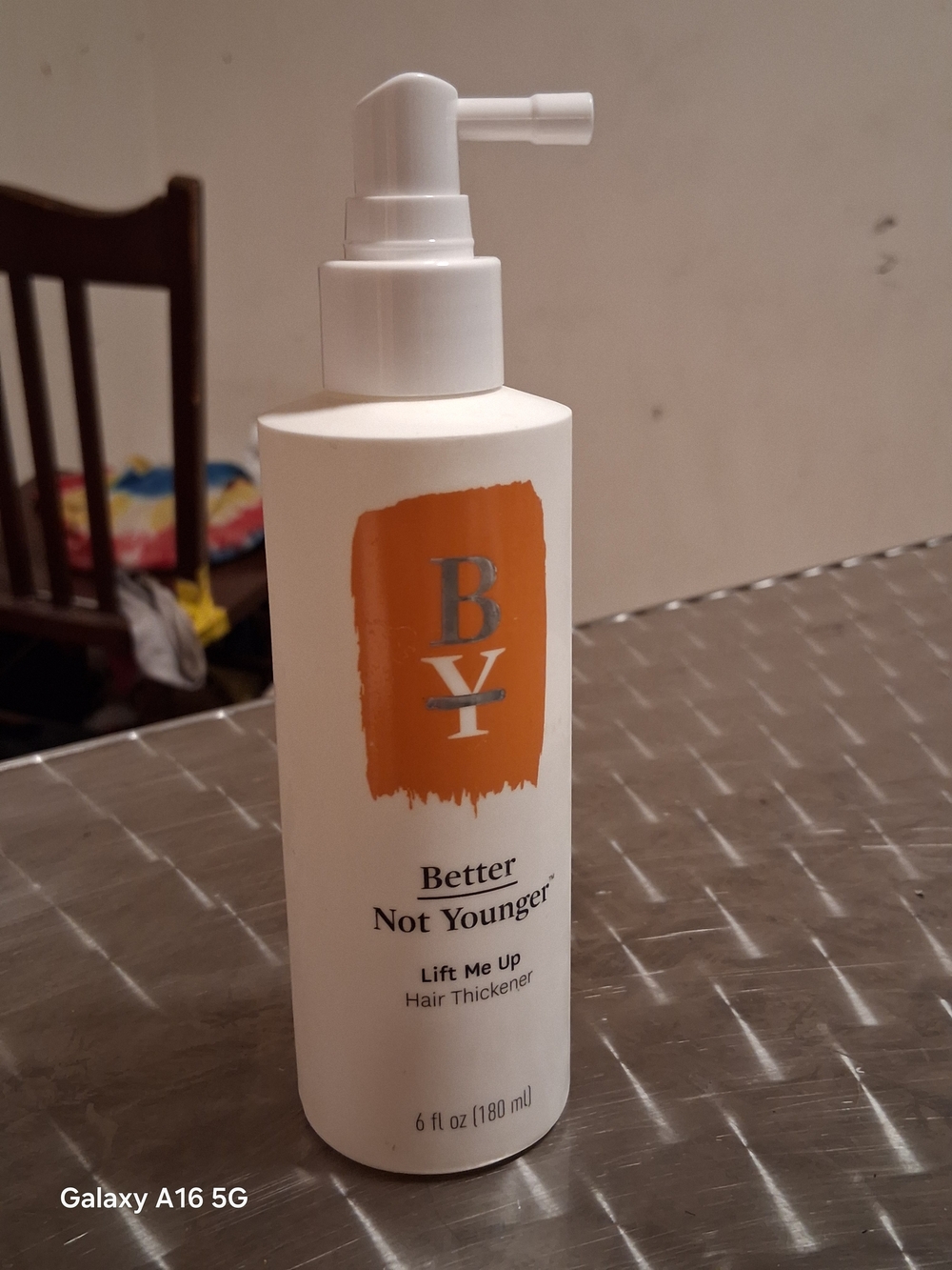 Better Not Younger Lift Me Up Hair Thickener - White & Orange Bottle